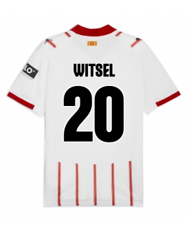Girona Axel Witsel #20 Maglia Gara Casa Repliche 2025-26 Maniche Corte